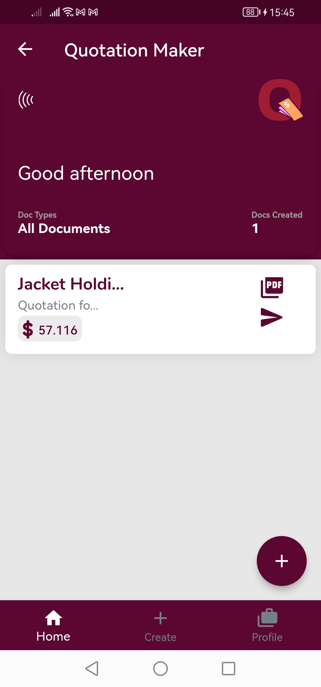 Quotation Maker Icon